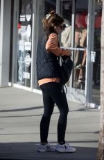 KATHERINE SCHWARZENEGGER Out for Iced Coffee at Alfred