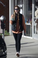 KATHERINE SCHWARZENEGGER Out for Iced Coffee at Alfred
