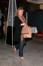 KATHY HILTON Leaves Late Dinner in Los Angeles 11/28/2021