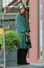 KATIE HOLMES and David Alexander Flinn on the Set of Rare Objects in New York 11/10/2021