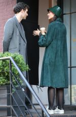 KATIE HOLMES and David Alexander Flinn on the Set of Rare Objects in New York 11/10/2021