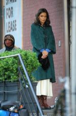 KATIE HOLMES on the Set of Rare Objects in New York 11/15/2021