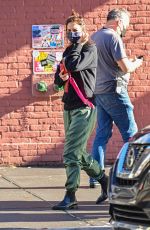 KATIE HOLMES Out in New York 11/12/2021