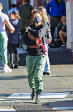 KATIE HOLMES Out in New York 11/12/2021
