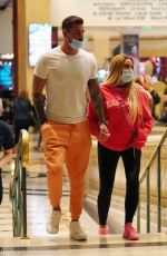 KATIE PRICE and Carl Woods at Rewal Bodies Exhibition at Bally