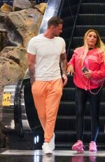 KATIE PRICE and Carl Woods at Rewal Bodies Exhibition at Bally
