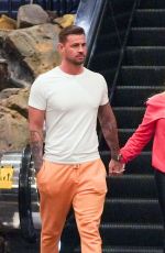 KATIE PRICE and Carl Woods at Rewal Bodies Exhibition at Bally