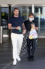 KATIE PRICE and Carl Woods Leaves Their Hotel in Las Vegas 11/14/2021