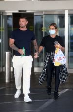 KATIE PRICE and Carl Woods Leaves Their Hotel in Las Vegas 11/14/2021