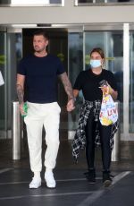 KATIE PRICE and Carl Woods Leaves Their Hotel in Las Vegas 11/14/2021