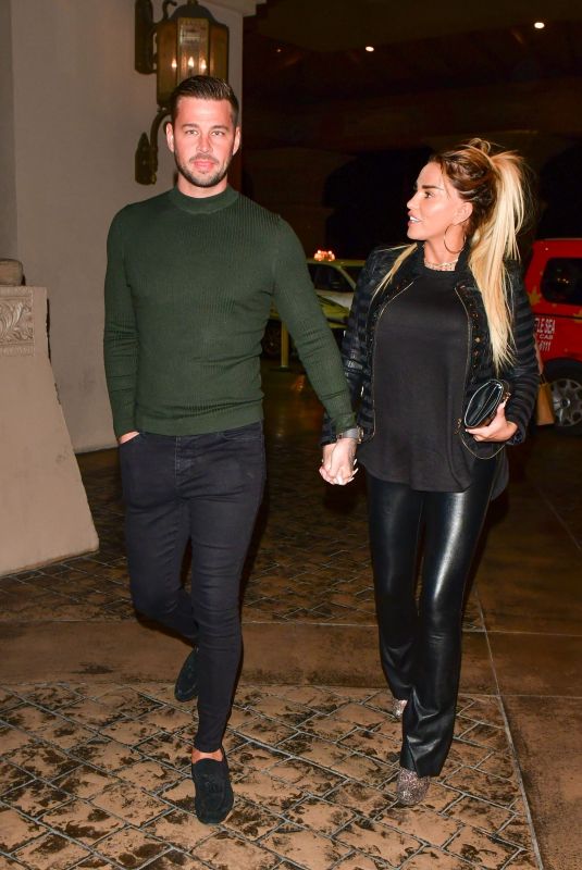 KATIE PRICE and Carl Woods Night Out in Las Vegas 11/13/2021