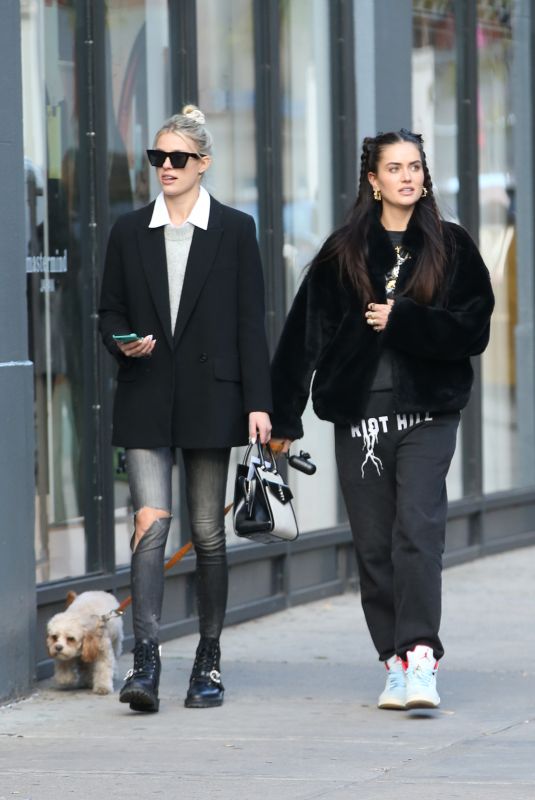 KEKE LINDGARD and TALIA RICHMAN Out Shopping in New York 11/16/2021