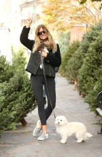 KELLY BENSIMON Out to Buy a Christmas Tree in New York 11/29/2021