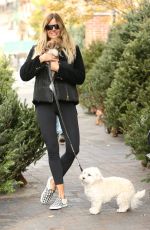 KELLY BENSIMON Out to Buy a Christmas Tree in New York 11/29/2021