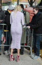 KELSEA BALLERINI Arrives at Live With Kelly & Ryan in New York 11/15/2021