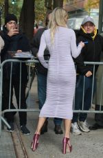 KELSEA BALLERINI Arrives at Live With Kelly & Ryan in New York 11/15/2021