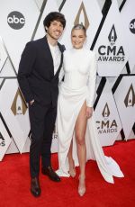 KELSEA BALLERINI at 55th Annual CMA Awards in Nashville 11/10/2021