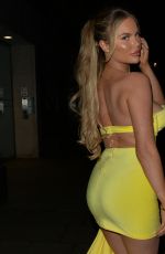 KELSEY STRATFORD Out to Celebrate Her Birthday at MKNY House in London 11/28/2021