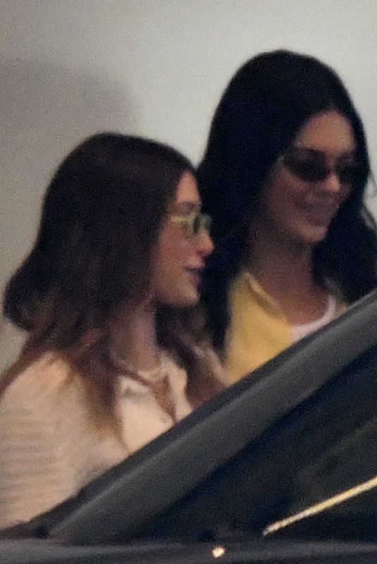 KENDALL JENNER and HAILEY BIEBER Night Out in Miami 11/10/2021