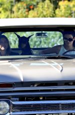 KENDALL JENNER and HAILEY BIEBER Out Driving in Kendall