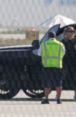 KHLOE KARDASHIAN Arrives at Van Nuys Airport 11/20/2021