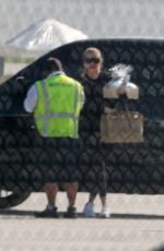 KHLOE KARDASHIAN Arrives at Van Nuys Airport 11/20/2021
