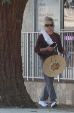 KIM BASINGER Leaves a Gym in Los Angeles 11/16/2021