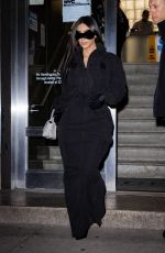 KIM KARDASHIAN Leaves Her Hotel in New York 11/02/2021