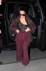 KIM KARDASHIAN Leaves Photoshoot at Chelsea Piers Sports Complex in New York 11/03/2021