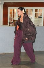 KIM KARDASHIAN Leaves Photoshoot at Chelsea Piers Sports Complex in New York 11/03/2021