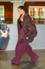 KIM KARDASHIAN Leaves Photoshoot at Chelsea Piers Sports Complex in New York 11/03/2021