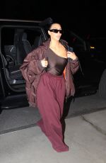 KIM KARDASHIAN Leaves Photoshoot at Chelsea Piers Sports Complex in New York 11/03/2021