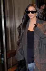 KIM KARDASHIAN Leaves Ritz Carlton Hotel in New York 11/02/2021
