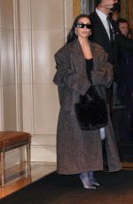 KIM KARDASHIAN Leaves Ritz Carlton Hotel in New York 11/02/2021