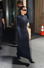 KIM KARDASHIAN Leaves Zero Bond in New York 11/03/2021