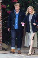 KIRSTEN DUNST and Jesse Plemons Out in West Hollywood 11/08/2021