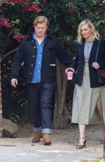 KIRSTEN DUNST and Jesse Plemons Out in West Hollywood 11/08/2021
