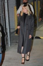 KIRSTEN DUNST Leaves Jimmy Kimmel Live in Los Angeles 11/116/2021