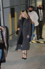 KIRSTEN DUNST Leaves Jimmy Kimmel Live in Los Angeles 11/116/2021