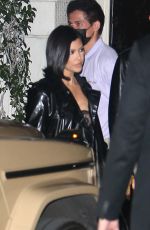 KOURTNEY KARDASHIAN Shows off Her Engagement Ring at Sunset Towers Hotel in West Hollywood 11/12/2021