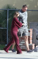 KRISTEN BELL and Dax Shepard Out in Los Feliz 11/02/2021