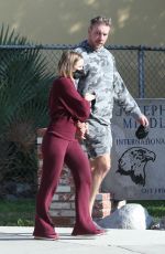 KRISTEN BELL and Dax Shepard Out in Los Feliz 11/02/2021