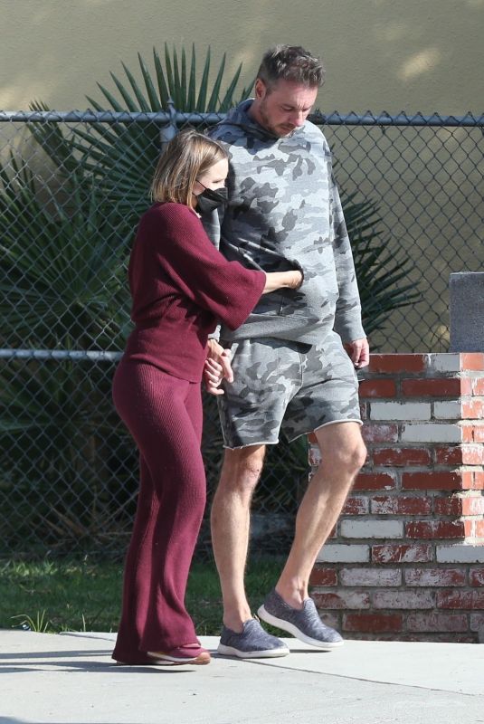 KRISTEN BELL and Dax Shepard Out in Los Feliz 11/02/2021