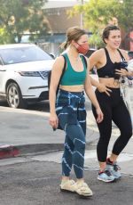 KRISTEN BELL Leaves a Gym Session in Los Angeles 11/19/2021