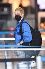 KRISTEN STEWART and DYLAN MEYER at JFK Airport in New York 11/06/2021