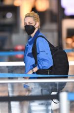 KRISTEN STEWART and DYLAN MEYER at JFK Airport in New York 11/06/2021