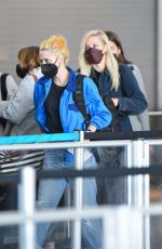 KRISTEN STEWART and DYLAN MEYER at JFK Airport in New York 11/06/2021