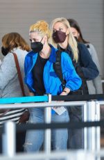 KRISTEN STEWART and DYLAN MEYER at JFK Airport in New York 11/06/2021