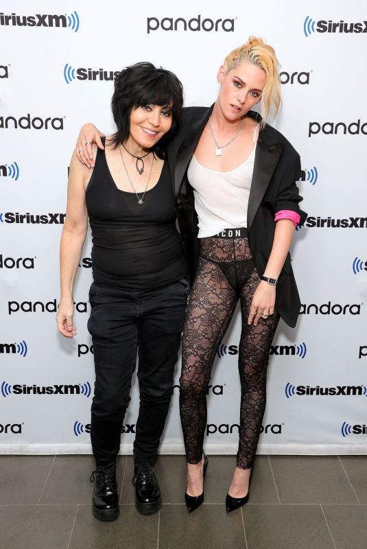 KRISTEN STEWART and JOAN JEYY at SiriusXM