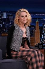 KRISTEN STEWART at Tonight Show Starring Jimmy Fallon in New York 11/03/2021